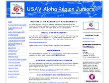 Tablet Screenshot of aloharegionjuniors.org